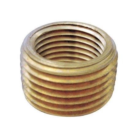 JMF 3/4 in. MPT X 1/2 in. D FPT Brass Pipe Face Bushing 4504882